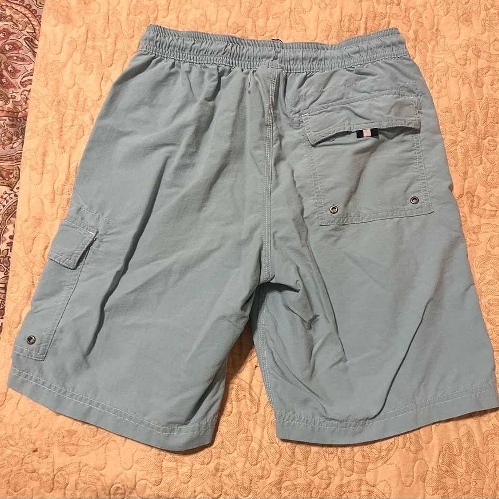 Daniel Cremieux Navy and Turquoise Swim Shorts